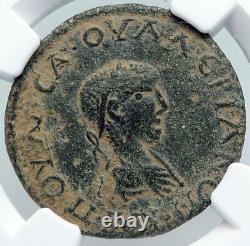Valérian II Gallienus Son Ancien Antique Romain Triform Hekate Coin Ngc I90663