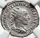 Véritable Aemilian 253ad Rome Authentique Ancienne Pièce De Monnaie Romaine Argent Spes Ngc I68710