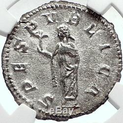 Véritable Aemilian 253ad Rome Authentique Ancienne Pièce De Monnaie Romaine Argent Spes Ngc I68710