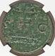 Vespasien 69-79 Ad, Empire Romain As De Monnaie En Bronze, Autel Du Temple Au Revers, Ngc F Fine