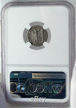 Vespasien Authentique Ancien Denier Coin Judaea Silver Roman Capta Ngc I83570