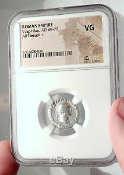 Vespasien Véritable Victoire Sur La Guerre Juive Romaine Romaine Judaea Capta Coin Ngc I72927