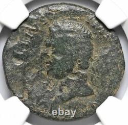 Vitellius AD 69 NGC EMPIRE ROMAIN Æ As, pièce de monnaie de la Monnaie espagnole Année des 4 Empereurs