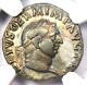 Vitellius Ar Denarius Dolphin Ancient Roman Coin 69 Ad Certifié Ngc Choice Vf
