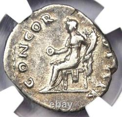 Vitellius Ar Denarius Roman Silver Ancient Coin 69 Ad Certifié Ngc Choice Vf