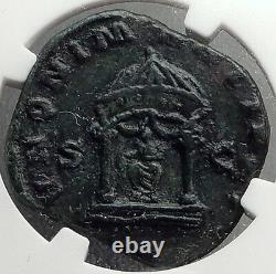 Volusian 250ad Sestertius Authentic Ancient Roman Coin Juno Temple Ngc I62058