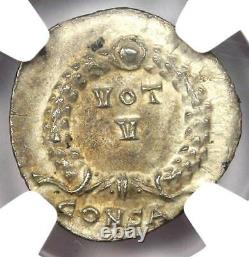 Western Roman Valentinian I Ar Siliqua Coin 364-375 Ad Certifié Ngc Choice Au