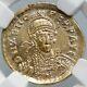 Zeno Ancient 476 Ad Eastern Roman Empire Christian Chi-ro Gold Coin Ngc I89072